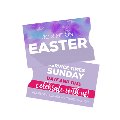 Easter Gift Card Sleeve Invite Cards