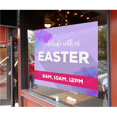 Easter Window Sign